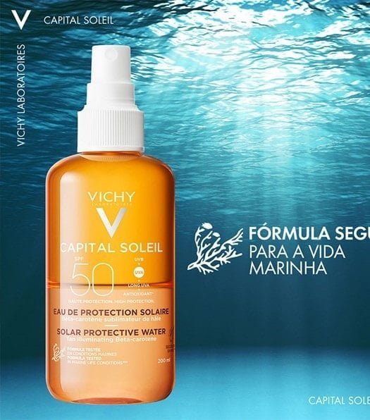 Água solar protetora iluminadora Corporal FPS 50 200ml - Imagem 7